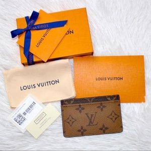 Louis Vuitton Monogram Reverse Canvas Card holder